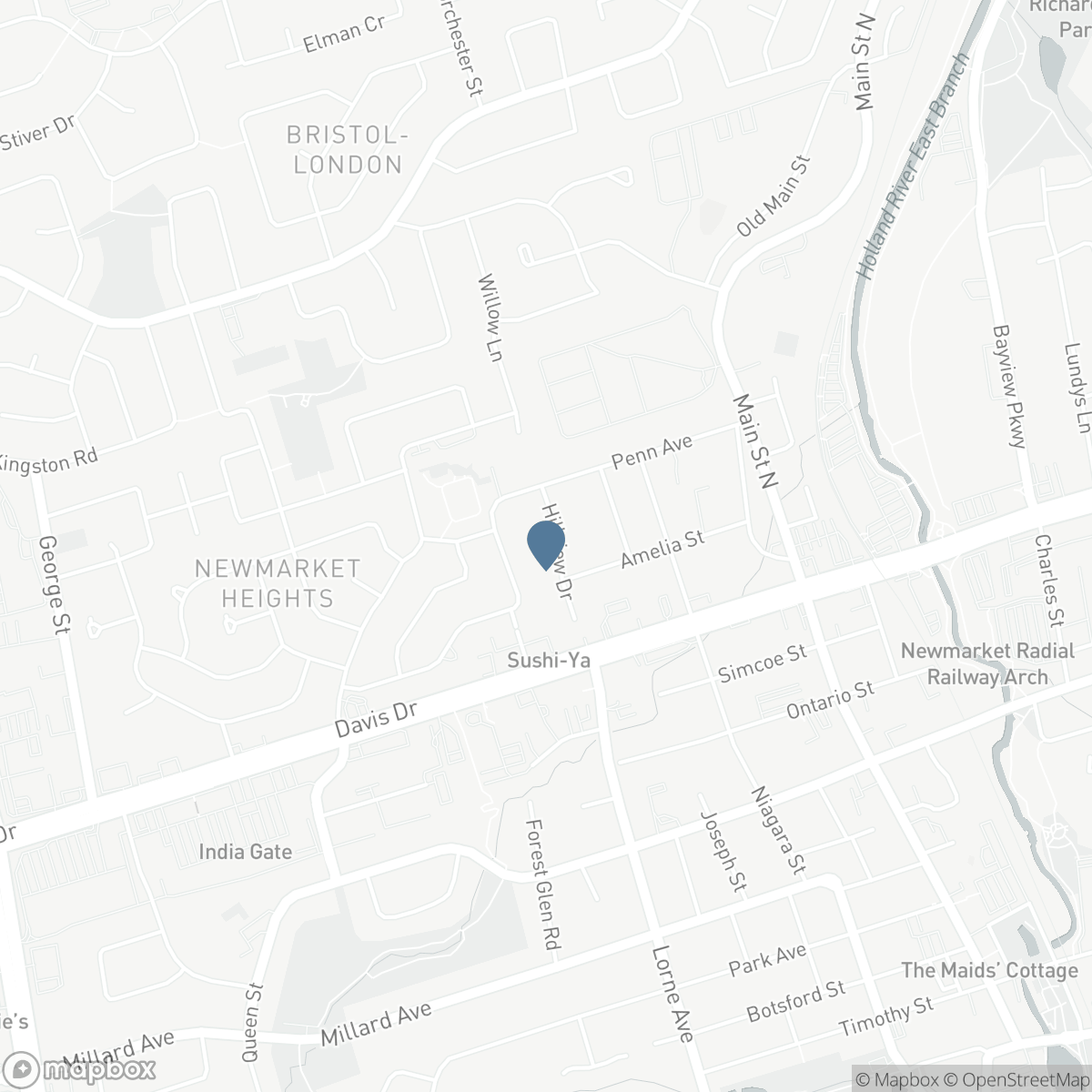 60 HILLVIEW DRIVE, Newmarket, Ontario L3Y 4H9